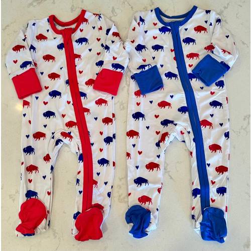 Baby Romper Infant Pajama Love Buffalo