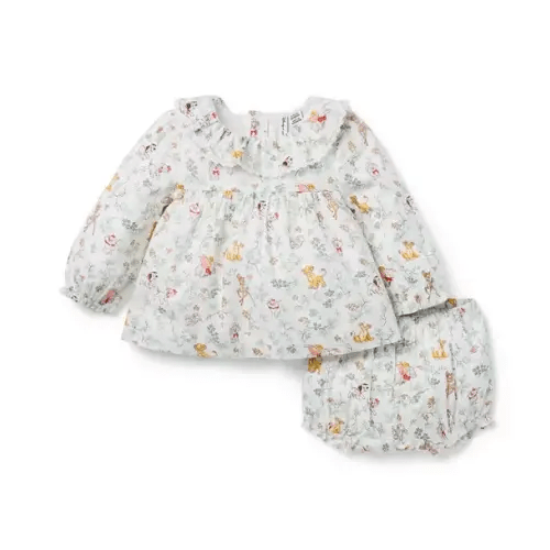 Newborn Jet Ivory Disney Toile Disney Toile Baby Matching Set by Janie and Jack