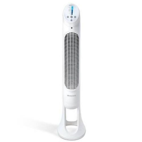 Honeywell QuietSet 5 Speed Oscillating Tower Fan White HYF260W: Standing Floor Fan, Quiet Cooling, Programmable Timer