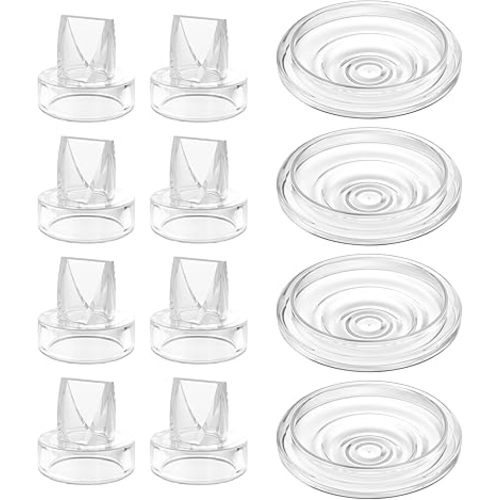 12 Pack S9 Pro / S12 Pro / S9 / S12 Duckbill Valve Silicone Diaphragm, Compatible with momcozy Breastpump, Electric Breast Pump Replacement Parts Accessories