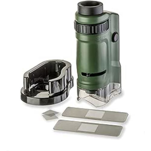 Carson MicroBrite 20x-40x LED LightedPocket Microscope