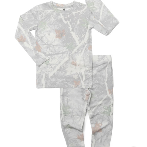 Snow Camo Bamboo Two-Piece Set