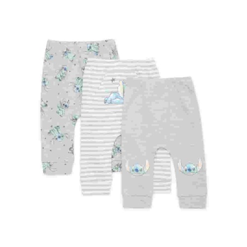 Disney Baby Wishes + Dreams Character Infant Baby Jogger Pants, 3-Pack, Sizes Newborn-12 Months