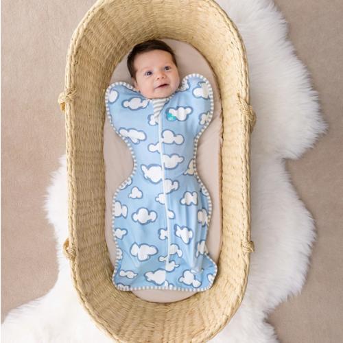 Swaddle Up™ 1.0 TOG Cotton Dusty Blue Daydream