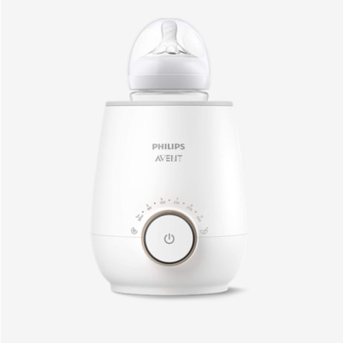 Philips Avent Premium Fast Bottle Warmer, with Smart Temperature Control, Water Bath Technology, Automatic Shut-Off, Model SCF358