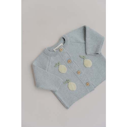 KNIT CARDIGAN LEMON
