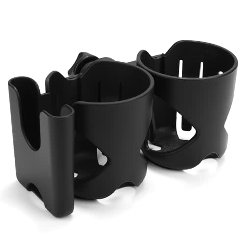 Accmor Stroller Cup Holder, Universal Cup Holder, 360° Rotatable Large Caliber Designed Bottle Cage for Bike, Stroller, Wheelchair, Walker, Scooter