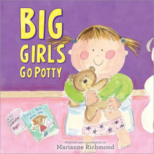 Big Girls Go Potty Padded Hardcover Book