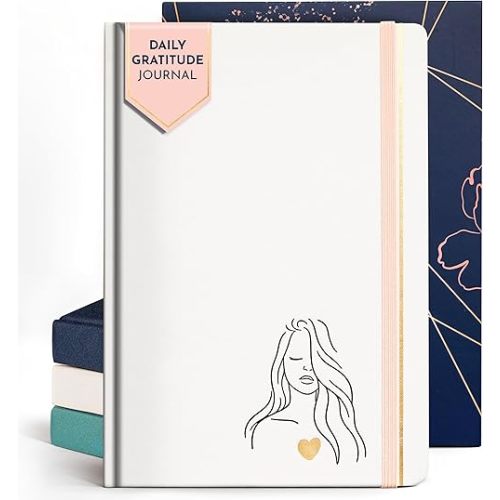 RYVE Daily Gratitude Journal for Women: 6-Month Guided Positivity & Wellness Journal with Prompts - Affirmation, Mindfulness, Self Help & Reflection, Gratitude Journal Notebook, Manifestation Journal