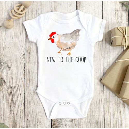 Funny Farm Onesie® Chicken Onesie® Chicken Baby Gift Funny - Etsy