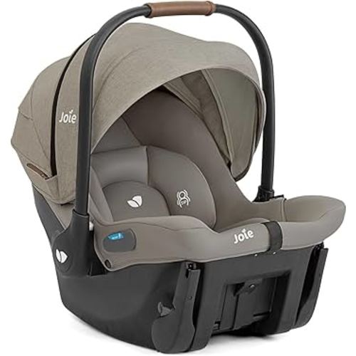 Joie Mint Latch Baseless Infant Car Seat – Lightweight, Built-in Rigid Latch Connectors and Side Impact Protection – No Base Installation Required (Dove)