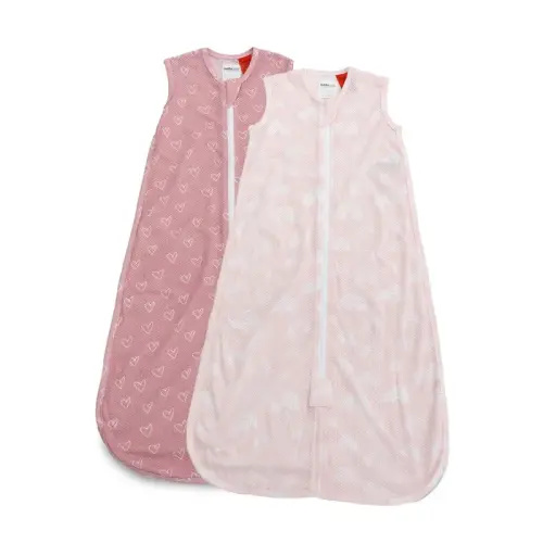 Bubba Blue 2 Pack Sleepbag Air+ 0.3 Tog Berry / Rose Size 8-24 Months | Baby Bunting AU