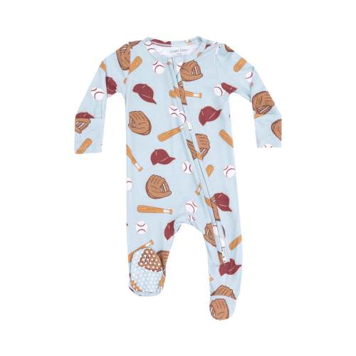 Baseball Zipper Footie – Rattle Dazzle
