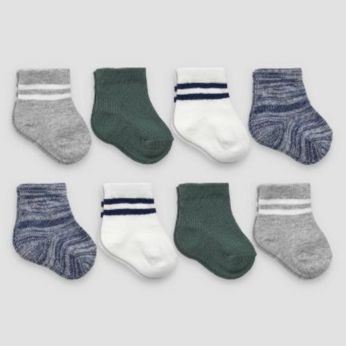 Carter's Just One You® Baby Boys' 8pk Melange Socks - 12M