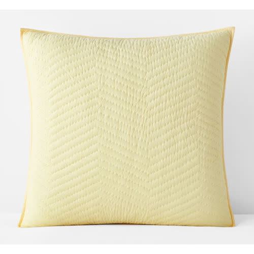 Voile Euro Sham in Butter
