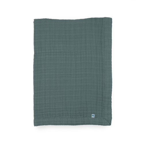 Cotton Muslin Baby Quilt - Sea