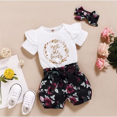 Baby Girl Clothes Infant Newborn Girl Outfits Summer Clothes Romper Short