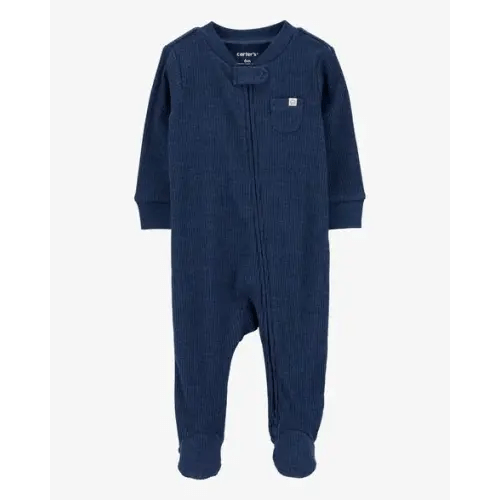 Baby Textured 2-Way Zip Sleep & Play Pajamas - Carter's | Carter's