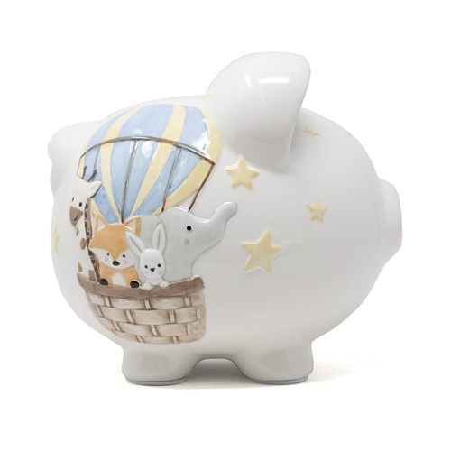 Child to Cherish Ceramic Piggy Bank, Air Balloon