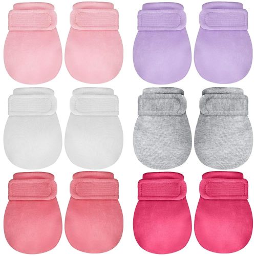 Adjustable Baby Mittens No Scratch Newborn Cotton Breathable Gloves Warm Baby Mitts for Boys Kids
