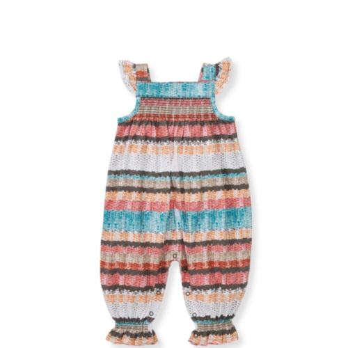 Woven Stripe Organic Cotton Jumpsuit