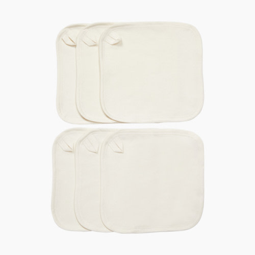 Small Story Organic Washcloth (6 Pack) - White