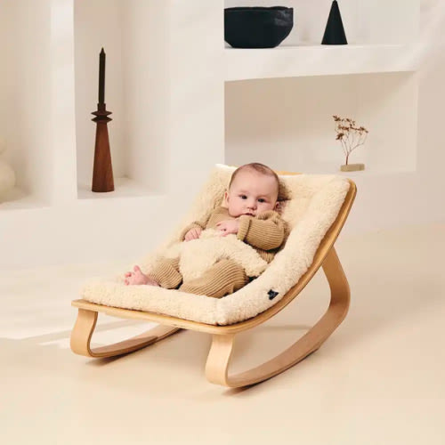 LEVO Baby Rocker in natural wood – Charlie Crane Paris