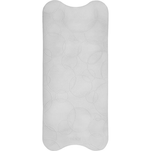 Ubbi Cushioned Non-Slip Bath Mat for Baby, Powerful Suction Cups, Baby Bathtub Time Essentials, Gray