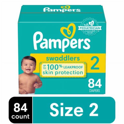 Pampers Swaddlers Baby Diapers Size 2 (12-18 lbs)