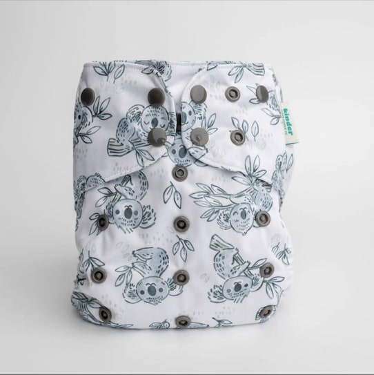 Animals and Insects: Essentials Pocket Cloth Diaper with Athletic Wicking Jersey, Grows with your Baby