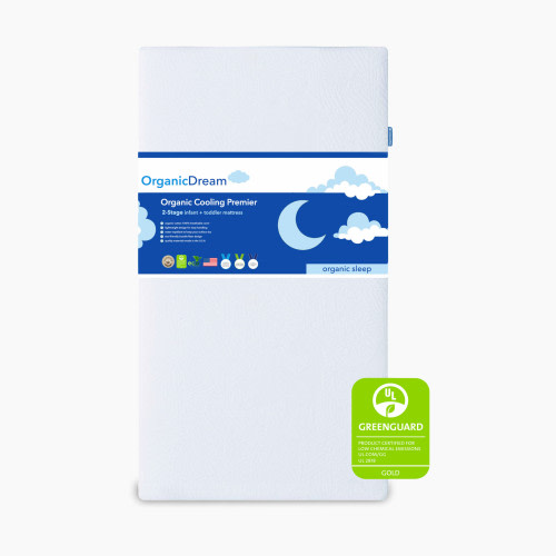 Organic Dream Organic Cooling Premier 2-Stage Crib Mattress - White