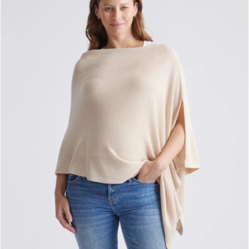 Lightweight Cotton Cashmere Nursing Shawl