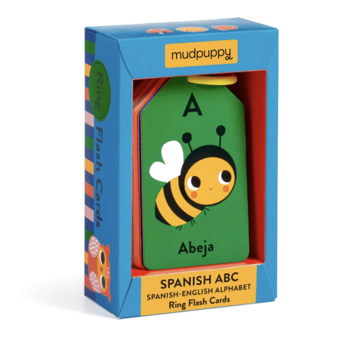 Spanish-English ABC Ring Flash Cards – Mudpuppy
