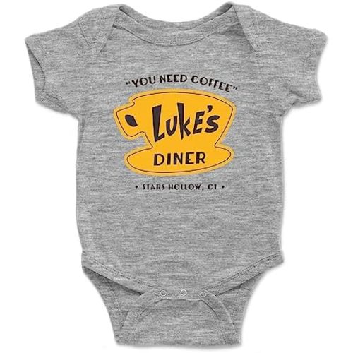 Brain Juice Tees Lukes Diner Gilmore Girls Baby One Piece