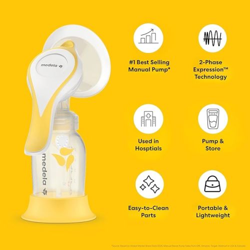 Medela Manual breast pump with Flex Shields