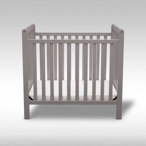 Delta Children Classic Mini Crib Convertible To Twin Bed - Gray