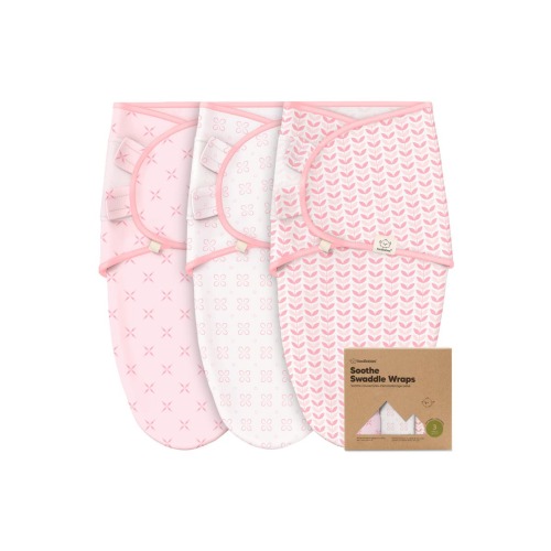 3-Pack Soothe Swaddle Wraps, Medium