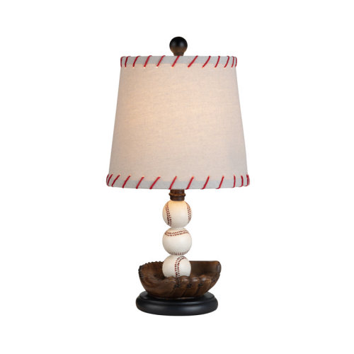 Charlton Home® Set Of 2 19.75" Resin Baseball Table Lamp | Wayfair
