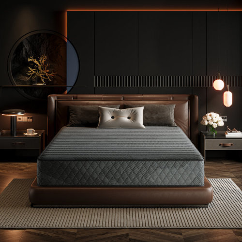 Alwyn Home Maresova 10'' /12"/14" Anti Static Medium Cooling Gel Memory Foam Hybrid Mattress – 10-Year Warranty, CertiPUR-US, OEKO-TEX, SGS Certified & Reviews | Wayfair