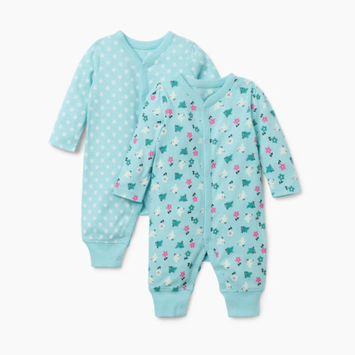 Small Story Romper (2 Pack) - Blue Bird, Newborn