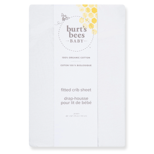 Solid Organic Cotton BEESNUG® Fitted Crib Sheet