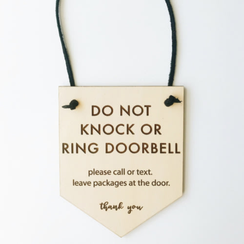 Doorbell Hang Sign - Etsy