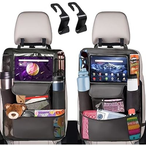 Back Seat Car Organizer for Kids, Multi-Pocket Car Storage Organizer for Toys, Snacks & Tablets, Premium Car Organizers and Storage Solution, Perfect for Car Organization & Clutter-Free Car Rides