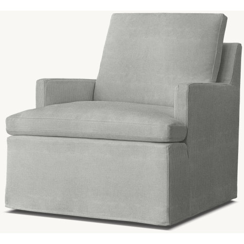 Cloud Slipcovered Track Arm Swivel Glider | RH Baby & Child