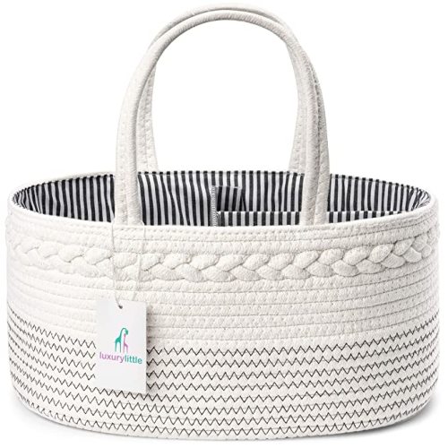 Luxury Little Baby Diaper Caddy Organizer