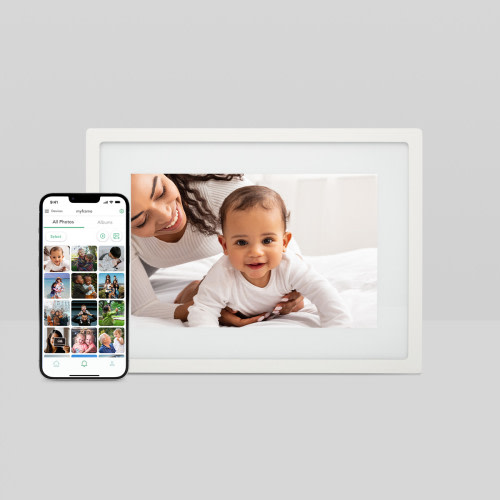 Skylight Digital Picture Frame - White, 10 Inch