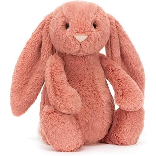 Jellycat Bashful Sorrel Bunny Stuffed Animal, Medium 12 inches | Rabbit & Bunny Plush Toy | Classic Children's Gift