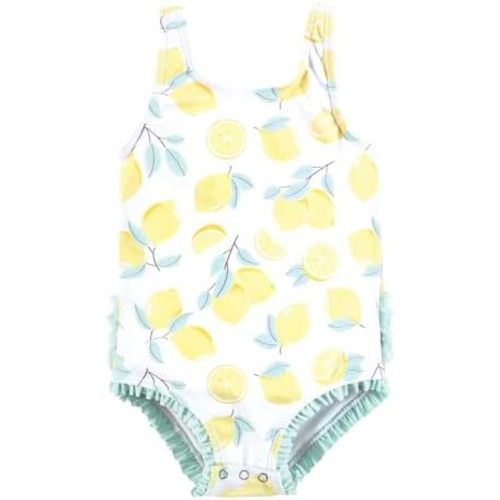 Hudson Baby Girls' Baby and Toddler Swimsuit