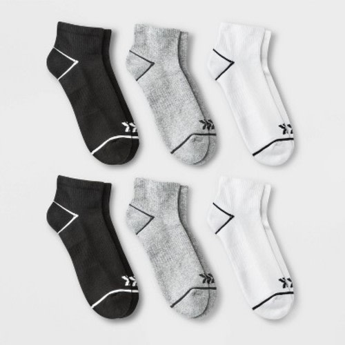 Men's Active Ankle Socks 6pk - All in Motion™, Size: 6-12