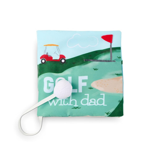 Mud Pie Children's Golf with Dad Plush Book